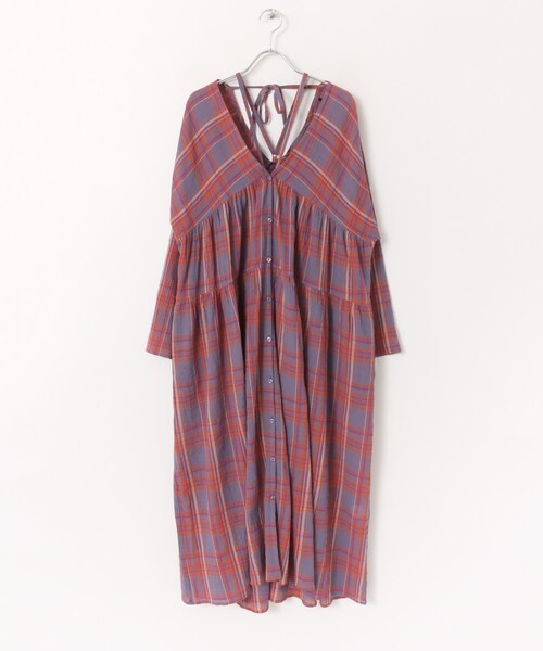 KBF（ケイビーエフ）の「マルチウェイチェックワンピース（ワンピース/ドレス・レディース・BLUE CHECK/YEL CHECK/BLK CHECK・one）」の18枚目の写真