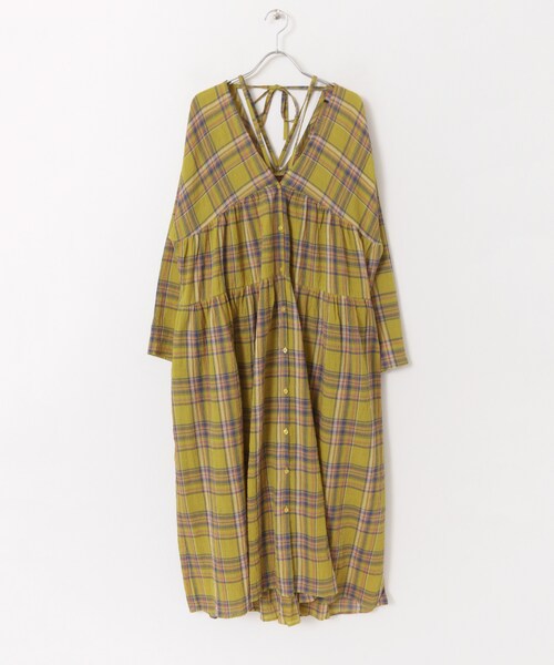 KBF（ケイビーエフ）の「マルチウェイチェックワンピース（ワンピース/ドレス・レディース・BLUE CHECK/YEL CHECK/BLK CHECK・one）」の16枚目の写真