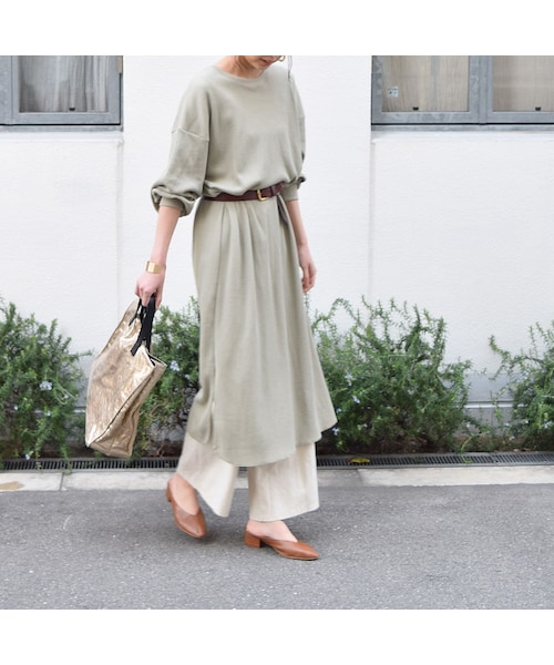 no brand（ノーブランド）の「[ RE-ARRIVAL ]ワッフルサーマルロングOP（ワンピース・レディース・その他）」の7枚目の写真