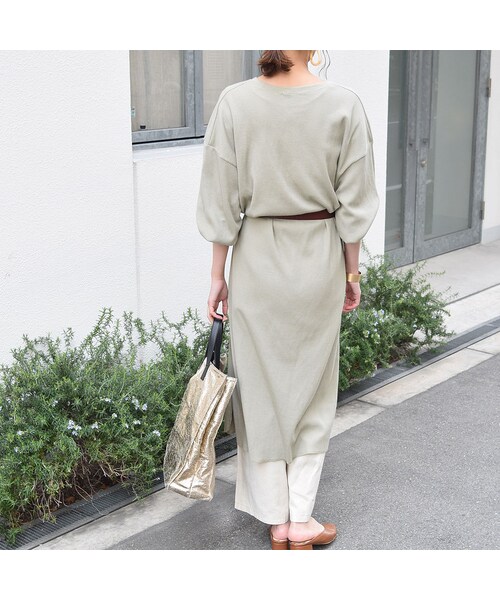 no brand（ノーブランド）の「[ RE-ARRIVAL ]ワッフルサーマルロングOP（ワンピース・レディース・その他）」の10枚目の写真