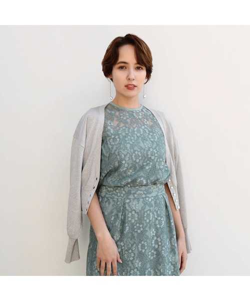 kaene(カエン)の「800080 / ラメニットカーディガン(カーディガン/ボレロ・レディース・その他)」の6枚目の写真