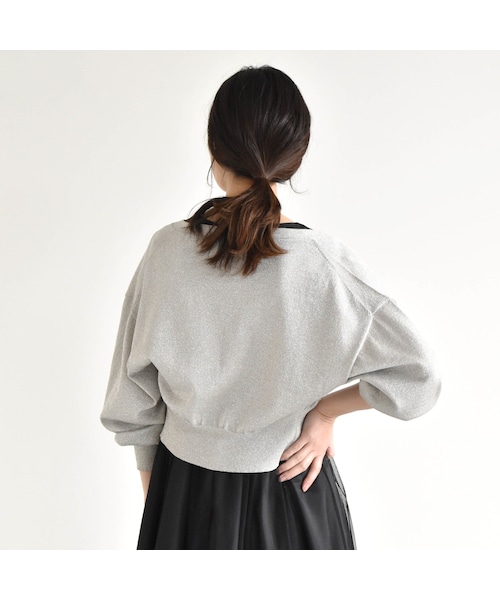 kaene(カエン)の「800080 / ラメニットカーディガン(カーディガン/ボレロ・レディース・その他)」の5枚目の写真