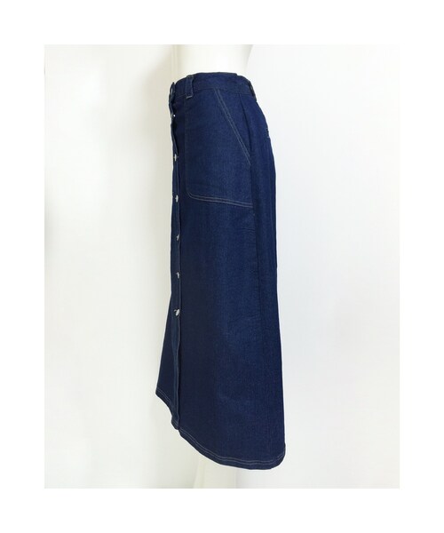 no brand（ノーブランド）の「DENIM LONG SK（デニムスカート・レディース・その他）」の7枚目の写真