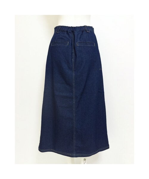 no brand（ノーブランド）の「DENIM LONG SK（デニムスカート・レディース・その他）」の8枚目の写真