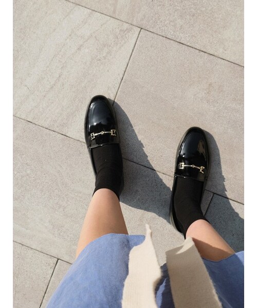 SAPPUN(サプン)の「Skining(ローファー・レディース・Black/White/Beige・22.0-25.5cm)」の1枚目の写真