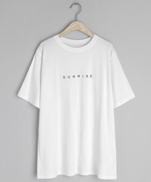 DHOLIC(ディーホリック)の「SUNRISE半袖Tシャツ(Tシャツ/カットソー・レディース・ブラック/ホワイト・FREE)」の2枚目の写真