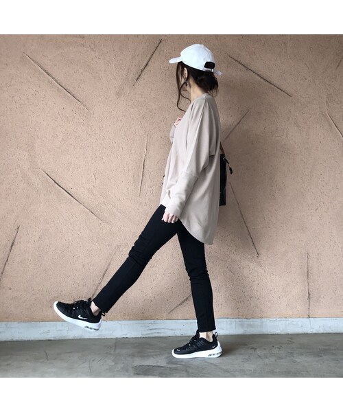 copine（コピン）の「袖リブデザイン！ゆるシルエットワッフルロング丈カットソー(3color)【クリックポスト対象商品】（Tシャツ/カットソー・レディース・その他）」の4枚目の写真