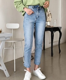 DHOLIC | ライトブルースリムストレートデニムパンツ(デニムパンツ)