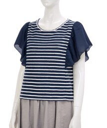 MAJESTIC LEGON | ☆SスカラボーダーT(トップス)