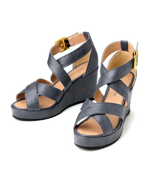 MAJESTIC LEGON（マジェスティックレゴン）の「【雑誌掲載】【入荷】♪クロスベルトサンダル（シューズ・レディース・キャメル/ネイビー/アイボリー/Ｌ／グリーン/ブラック/ピンク・S(約22.0～23.0㎝)/M(約23.0～24.0㎝)/L(約24.0～25.0㎝)/XL(約25.0～26.0㎝)）」の8枚目の写真