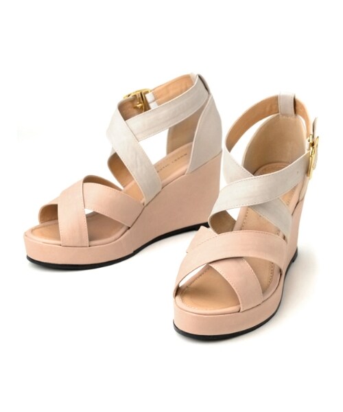 MAJESTIC LEGON（マジェスティックレゴン）の「【雑誌掲載】【入荷】♪クロスベルトサンダル（シューズ・レディース・キャメル/ネイビー/アイボリー/Ｌ／グリーン/ブラック/ピンク・S(約22.0～23.0㎝)/M(約23.0～24.0㎝)/L(約24.0～25.0㎝)/XL(約25.0～26.0㎝)）」の21枚目の写真