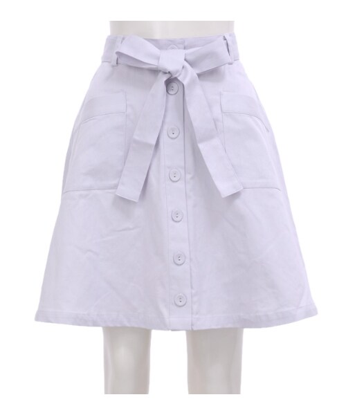 MAJESTIC LEGON（マジェスティックレゴン）の「☆膝丈前ボタンSK（パンツ・レディース・ネイビー/ラベンダー/オフ/ブルー・Free）」の16枚目の写真