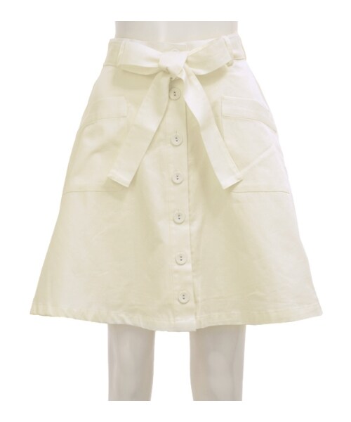 MAJESTIC LEGON（マジェスティックレゴン）の「☆膝丈前ボタンSK（パンツ・レディース・ネイビー/ラベンダー/オフ/ブルー・Free）」の17枚目の写真