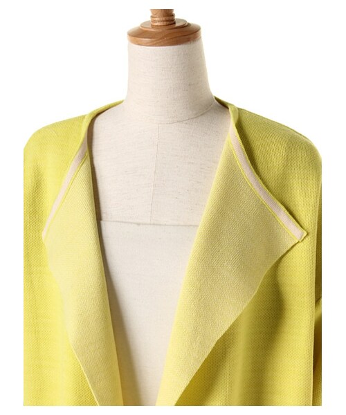 ricori（リコリ）の「Color knit jacket（ジャケット/アウター・レディース・BLUE/YELLOW/RED・FREE）」の8枚目の写真