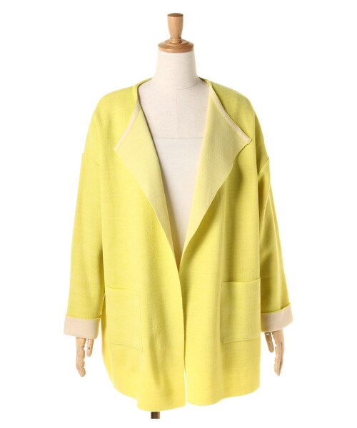 ricori（リコリ）の「Color knit jacket（ジャケット/アウター・レディース・BLUE/YELLOW/RED・FREE）」の5枚目の写真