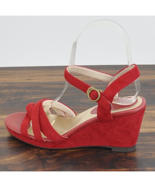 ORiental TRaffic（オリエンタルトラフィック）の「ウエッジストラップサンダル（その他・レディース・ブラック/グレー/レッド・S/M/L/LL）」の5枚目の写真