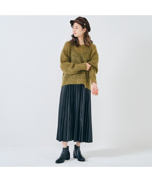 ORiental TRaffic(オリエンタルトラフィック)の「ポインテッドトゥスリットショートブーツ(その他・レディース・ブラック/ブラウン/グレー・SS(21.0cm-21.5cm)/S(22.0cm-22.5cm)/M(23.0cm-23.5cm)/L(24.0cm-24.5cm)/LL(25.0cm-25.5cm)/3L(26.0cm-26.5cm))」の18枚目の写真