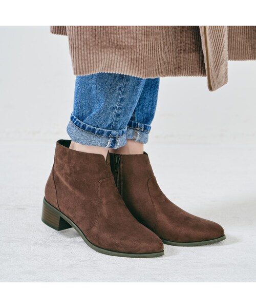 ORiental TRaffic(オリエンタルトラフィック)の「ポインテッドトゥスリットショートブーツ(その他・レディース・ブラック/ブラウン/グレー・SS(21.0cm-21.5cm)/S(22.0cm-22.5cm)/M(23.0cm-23.5cm)/L(24.0cm-24.5cm)/LL(25.0cm-25.5cm)/3L(26.0cm-26.5cm))」の16枚目の写真