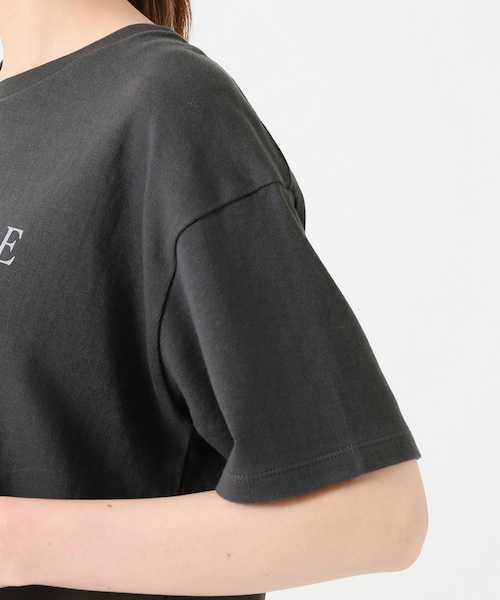 IENA -  IENA  ロゴプリントTシャツ IENA｜BLACK ロゴTシャツ | Rakuten Fashion(楽天ファッション