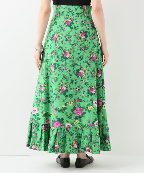 leur loggette ルールロジェット　スカート leur logette ルールロジェット 別注!! print gather skirt