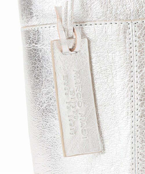 FRAMeWORK（フレームワーク）の「MARCO MASI キンチャクバッグ(シルバー)3◆（バッグ・シルバー/フリー/在庫あり）」の13枚目の写真