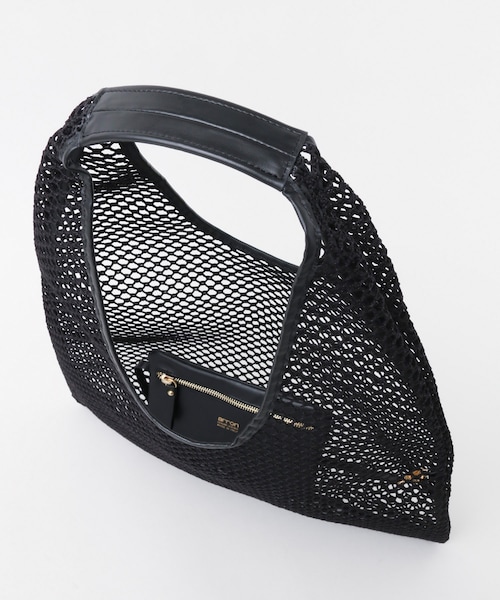 arron(アローン)の「arron KNOTSメッシュバッグ(バッグ・レディース・NATURAL/BLACK・-)」の9枚目の写真