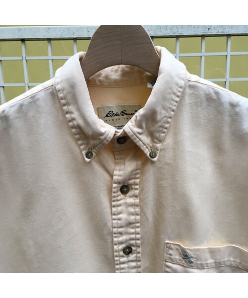 Eddie Bauer(エディーバウアー)の「Made in USA / Eddie Bauer / L/S B.D. Shirt / Natural / Used(シャツ/ブラウス・メンズ・その他)」の9枚目の写真