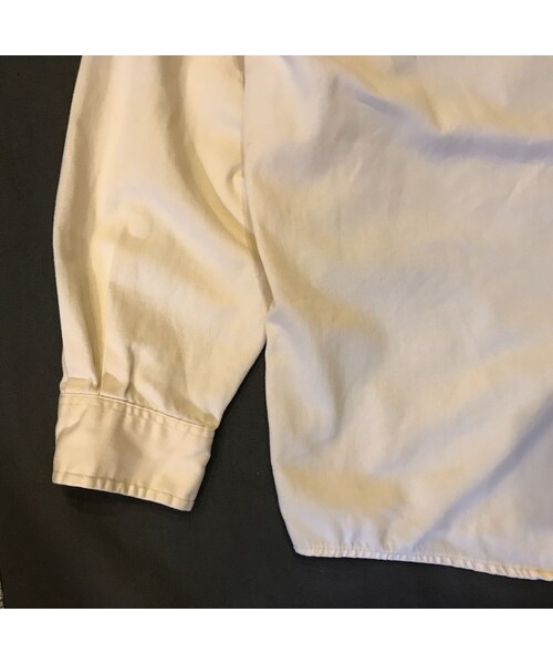 Eddie Bauer(エディーバウアー)の「Made in USA / Eddie Bauer / L/S B.D. Shirt / Natural / Used(シャツ/ブラウス・メンズ・その他)」の4枚目の写真