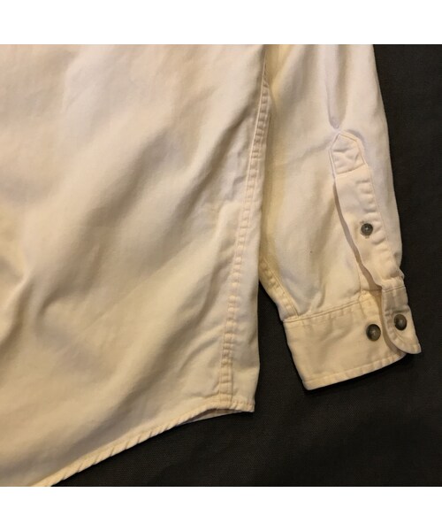 Eddie Bauer(エディーバウアー)の「Made in USA / Eddie Bauer / L/S B.D. Shirt / Natural / Used(シャツ/ブラウス・メンズ・その他)」の6枚目の写真