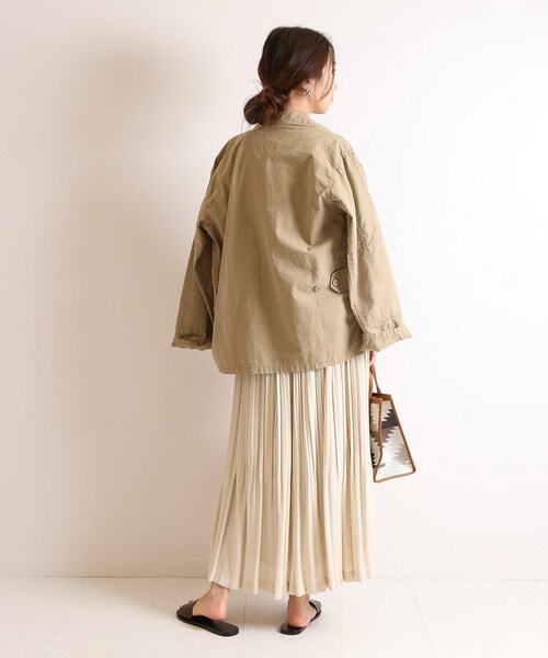 フレームワーク 美品 FRAMEWORK リネンマキシスカート F ベージュ FRAMeWORK フレームワーク レディース ロング・マキシ丈スカート