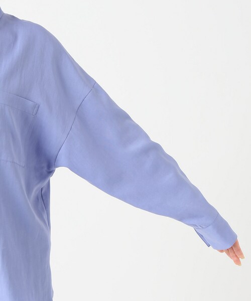 Spick &amp; Span - スピック&amp;スパンリヨセルナイロンワイドシャツ Spick & Span（スピックアンドスパン）の「リヨセルナイロン