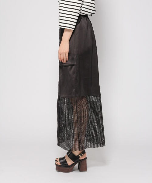 HARE（ハレ）の「フロントZIPメッシュスカート（）」 - WEAR