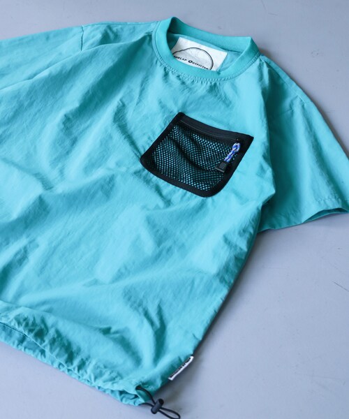 URBAN RESEARCH DOORS（アーバンリサーチドアーズ）の「BURLAP OUTFITTER×DOORS 別注MESH POCKET T-SHIRTS（トップス・メンズ・ORANGE/TURQUOISE/BLACK/PURPLE・M/L）」の3枚目の写真