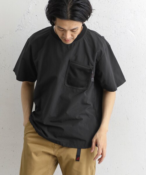 URBAN RESEARCH DOORS（アーバンリサーチドアーズ）の「BURLAP OUTFITTER×DOORS 別注MESH POCKET T-SHIRTS（トップス・メンズ・ORANGE/TURQUOISE/BLACK/PURPLE・M/L）」の5枚目の写真