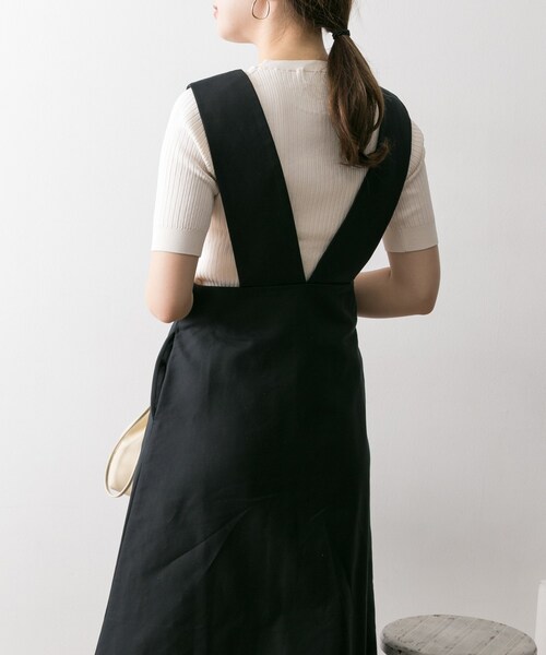 URBAN RESEARCH（アーバンリサーチ）の「コットン2重織2WAYジャンスカ（ワンピース/ドレス・レディース・BEIGE/NAVY・FREE）」の12枚目の写真