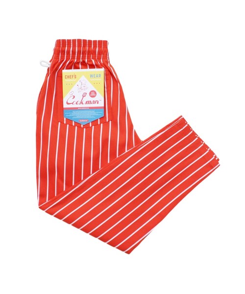 COOKMAN（クックマン）の「COOKMAN Chef Pants 「ストライプ」 オレンジ（チノパンツ）」 WEAR