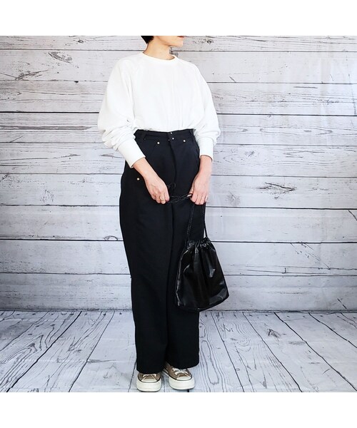 Handmade（ハンドメイド）の「ラグランスリーブビッグスエット（スウェット・レディース・その他）」の9枚目の写真