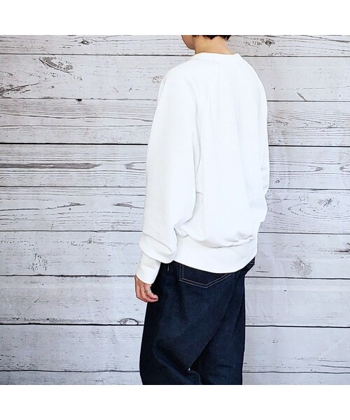 Handmade（ハンドメイド）の「ラグランスリーブビッグスエット（スウェット・レディース・その他）」の6枚目の写真