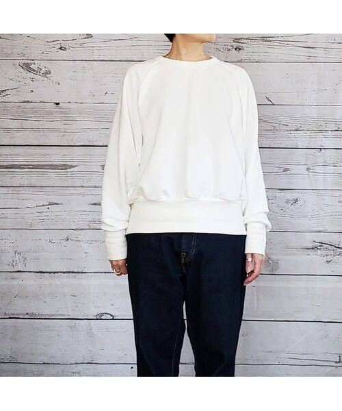 Handmade（ハンドメイド）の「ラグランスリーブビッグスエット（スウェット・レディース・その他）」の7枚目の写真