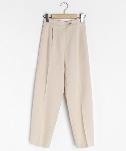 DHOLIC（ディーホリック）の「タックワンタンワイドスラックス（その他パンツ・レディース・グリーン/ベージュ/その他・FREE）」の2枚目の写真