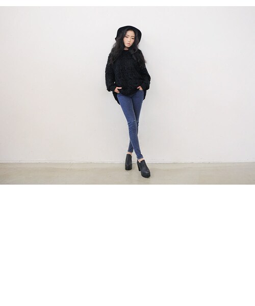 STYLENANDA（スタイルナンダ）の「シンプル厚底パンプス（シューズ・レディース・ブラック・230(230)/235(235)/240(240)/245(245)）」の21枚目の写真