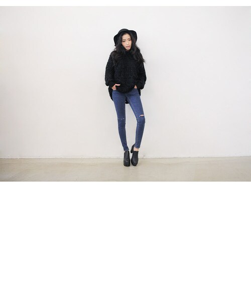 STYLENANDA（スタイルナンダ）の「シンプル厚底パンプス（シューズ・レディース・ブラック・230(230)/235(235)/240(240)/245(245)）」の20枚目の写真