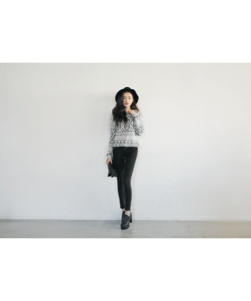 STYLENANDA（スタイルナンダ）の「シンプル厚底パンプス（シューズ・レディース・ブラック・230(230)/235(235)/240(240)/245(245)）」の7枚目の写真