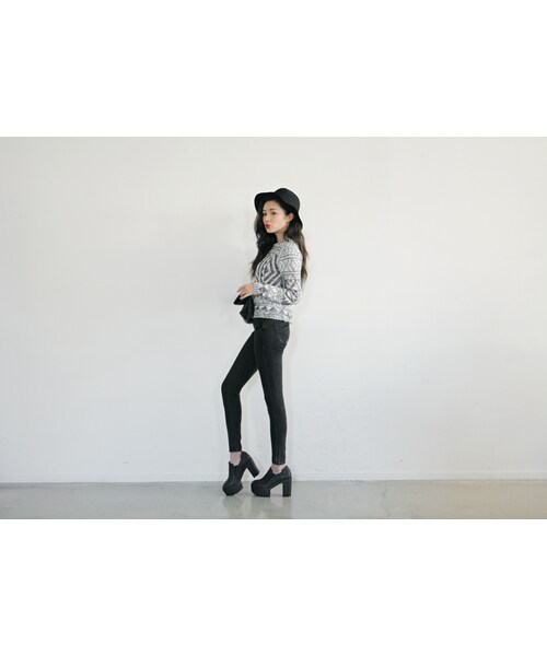 STYLENANDA（スタイルナンダ）の「シンプル厚底パンプス（シューズ・レディース・ブラック・230(230)/235(235)/240(240)/245(245)）」の9枚目の写真