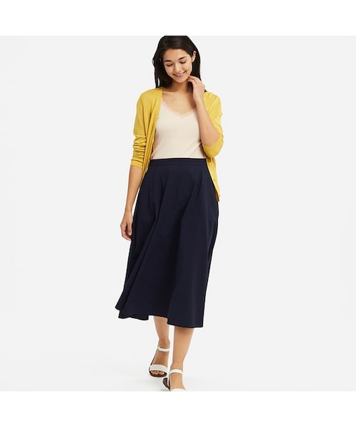 UNIQLO（ユニクロ）の「シアサッカーサーキュラースカート