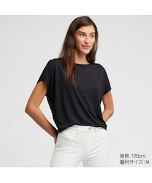 UNIQLO | ドレープクルーネックＴ（半袖）(Tシャツ/カットソー)