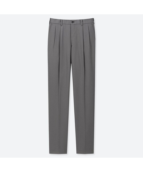 UNIQLO（ユニクロ）の「イージーケアツータックチノ（その他パンツ・メンズ・BEIGE 32/NAVY 69/GRAY 06・110/85/100/105/115/79/88/82/73/70/76/95/91/120）」の2枚目の写真