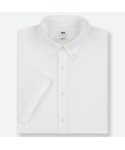 ユニクロ | オックスフォードスリムフィットシャツ（ボタンダウン・半袖）(襯衫)
