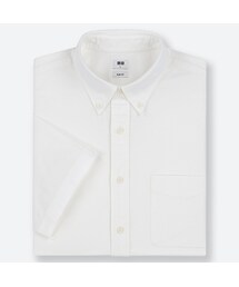 UNIQLO | オックスフォードスリムフィットシャツ（ボタンダウン・半袖）(シャツ/ブラウス)