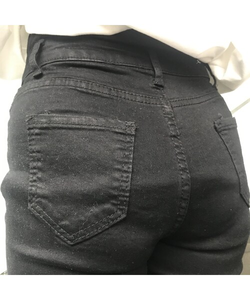 no brand（ノーブランド）の「膝上パカstretchデニムパンツ（デニムパンツ・レディース・その他）」の12枚目の写真